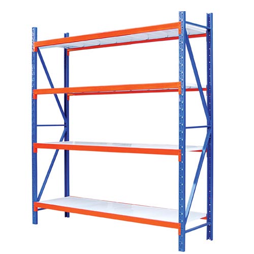 4 Layers Middle Duty Warehouse Rack Industrial Shelving 2000x600x2000mm