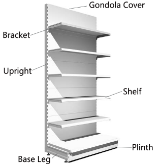 tegometall shelving part