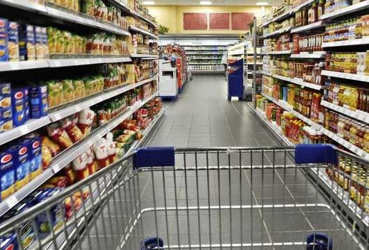 supermarket shelf picture