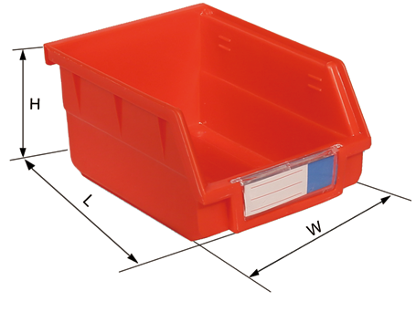 back hang plastic bin